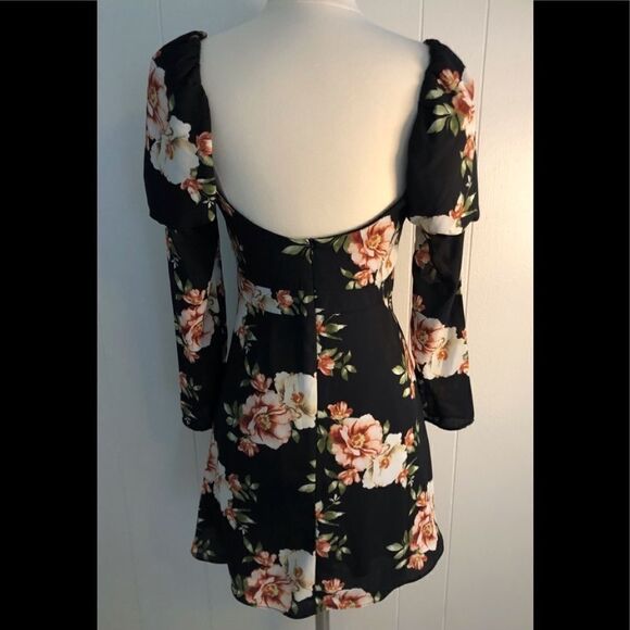 Likely Tara Black Floral Mini Dress - Picture 5 of 11